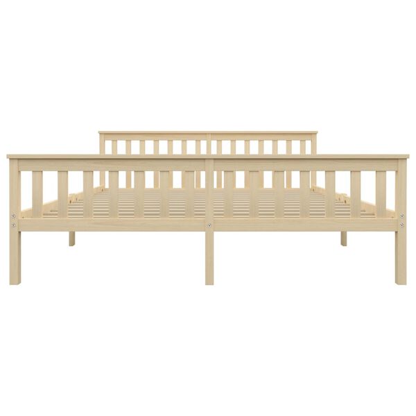 vidaXL Massivholzbett mit 2 Schubladen Kiefer 180x200 cm
