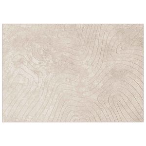 vidaXL Innen- und Au&szlig;enteppich PALMERAS Beige 120 x 170 cm Polyester