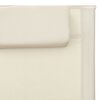 vidaXL Sonnenliegen Textilene 2 Stk. Creme und Grau
