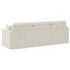 vidaXL Sofa Creme 228 x 78 x 80 cm Samt