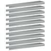 vidaXL Garten-Abdeckprofil 10 stk. 100 x 20 x 5 cm Verzinkter Stahl