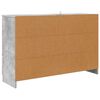 vidaXL Sideboard Beton Grau 100 x 30 x 65,6 Holzwerkstoff