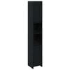 vidaXL Badezimmerschrank Schwarz Eichen-Optik 30 x 30 x 183,5 cm
