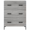 vidaXL Sideboard Grau Sonoma 69,5x34x90 cm Holzwerkstoff