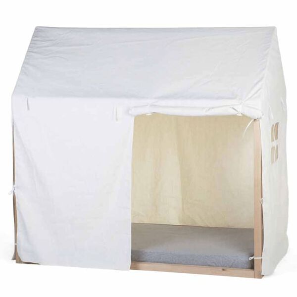 CHILDHOME Bezug f&uuml;r Hausbett 150x80x140 cm Wei&szlig;