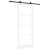 vidaXL Schiebet&uuml;r ORKDAL 93 x 232 cm Massivholz Kiefer und Glas