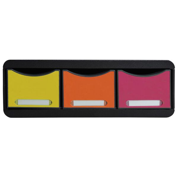 Exacompta Schubladenbox Toolbox Maxi mit 3 Laden Harlequin