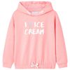 Kinder-Kapuzenpullover Hellrosa 104