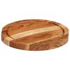 vidaXL Schneidebrett &Oslash;25x2,5 cm Massivholz Akazie