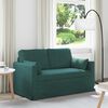 vidaXL Sofa Dunkelgr&uuml;n Gesamtabmessungen: 139 x 78 x 80 cm (B x T x H)