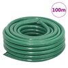 vidaXL Gartenschlauch mit Kupplung-Set Gr&uuml;n 0,75" 100 m PVC