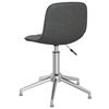 vidaXL B&uuml;rostuhl Drehbar Dunkelgrau Stoff