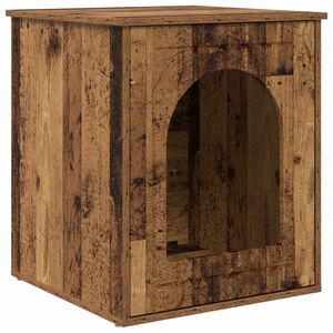 vidaXL Katzenhaus Altholz 53 x 52 x 62 cm Holzwerkstoff