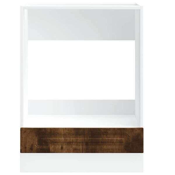 vidaXL Herdumbauschrank Kalmar Räuchereiche Holzwerkstoff