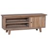 vidaXL TV-Schrank 100x30x40 cm Teak Massivholz