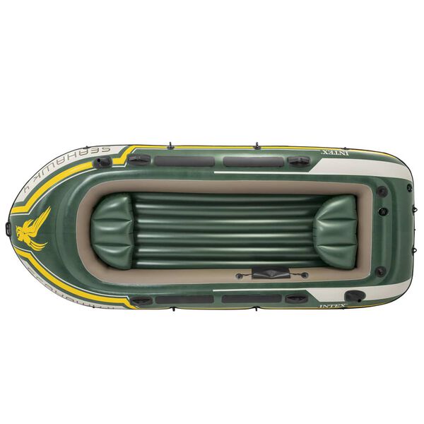 Intex Schlauchboot mit Rudern und Pumpe Seahawk 4 68351NP