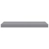 vidaXL Schweberegale 4 Stk. Grau 60x23,5x3,8cm MDF