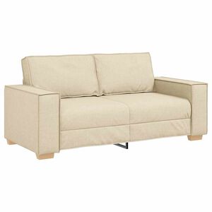 vidaXL 2-Sitzer Sofa Creme 180x78x84 cm Stoff