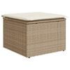 vidaXL Gartensofa-set Beige Poly-Rattan