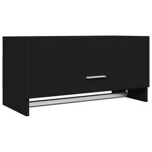 vidaXL Kleiderschrank Schwarz 70x32,5x35 cm Holzwerkstoff
