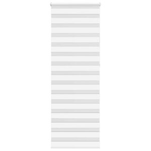 vidaXL Doppelrollo Wei&szlig; 85x230 cm Stoffbreite 80,9 cm Polyester