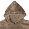 vidaXL Decken-Hoodie Kamel L Flanell