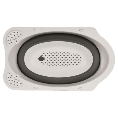 Bathroom Solutions Baby-Badewanne Faltbar Weiß und Grau