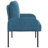 vidaXL Sofas mit Kissen 55cm Blau Sperrholz