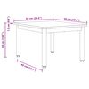 vidaXL Couchtisch Altholz 60 x 50 x 36 cm Holzwerkstoff