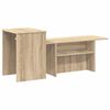 vidaXL Konsolentisch Sonoma-Eiche 91,5 x 35 x 38,5 cm Holzwerkstoff