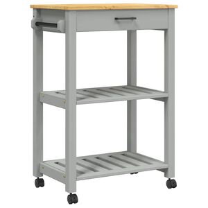 vidaXL K&uuml;chenwagen MONZA 60x40x88,5 cm Massivholz Kiefer