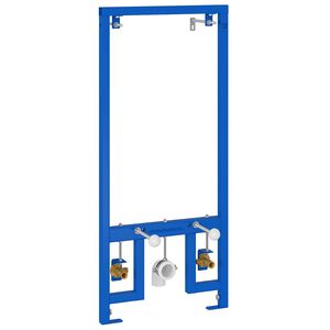 vidaXL Badezimmer Wandst&uuml;tze Blau 50 x 3 x 112 cm