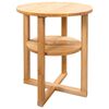 vidaXL Beistelltisch 40&times;50 cm Massivholz Eiche
