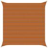 vidaXL Outdoor-Sonnensegel Orange und Braun 4,5 x 4,5 m