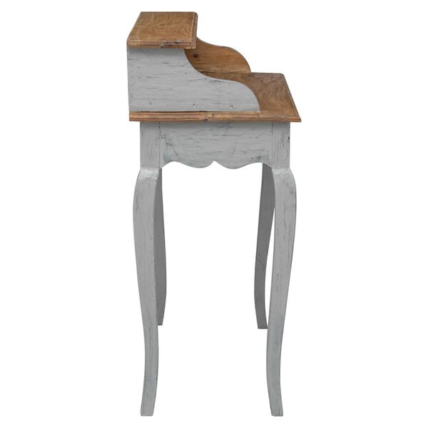 vidaXL Schreibtisch Massives Mahagoniholz 80x40x92 cm