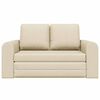 vidaXL Schlafsofa 60cm Creme Stoff