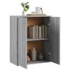 vidaXL Sideboard Grau Sonoma 60x30x75 cm Holzwerkstoff