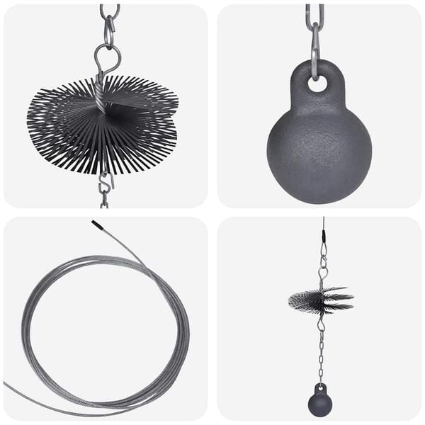 Runde Kaminreinigungsb&uuml;rste Durchmesser 15 cm