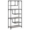 vidaXL B&uuml;cherregal Grau Sonoma 81x36x176 cm Holzwerkstoff