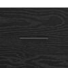 vidaXL Sideboard Schwarz Eichen-Optik 34 x 34,5 x 90 cm Holzwerkstoff