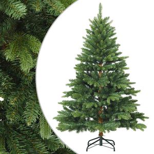 vidaXL K&uuml;nstlicher klappbarer Weihnachtsbaum mit St&auml;nder Gr&uuml;n 120 cm