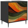 vidaXL Badezimmerschrank BONN Schwarz Eichen-Optik 60 x 40 x 61 cm