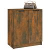 vidaXL Schuhschrank R&auml;uchereiche 59x35x70 cm Holzwerkstoff