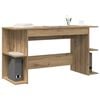 vidaXL Schreibtisch Artisan-Eiche 140 x 50 x 75 cm Holzwerkstoff