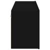 vidaXL TV-Wandschrank Schwarz 100x30x41 cm