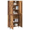 vidaXL Highboard 2 pcs Altholz Holzwerkstoff