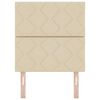 vidaXL Kopfteil mit Kopfteil Creme 80 cm Stoff