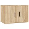 vidaXL 4-tlg. TV-Schrank-Set Sonoma-Eiche Holzwerkstoff