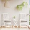 vidaXL Gartenstuhl-Kissen 2 Stk. Taupe 40x40x3 cm Oxford-Gewebe
