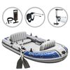 Intex Schlauchboot-Set Excursion 4 mit Trolling-Motor und Halterung